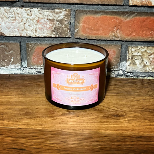 Ancient Civililzations - 3 Wick Candle