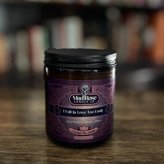 I Fall In Love Too Easily - 7 oz Wood Wick Candle