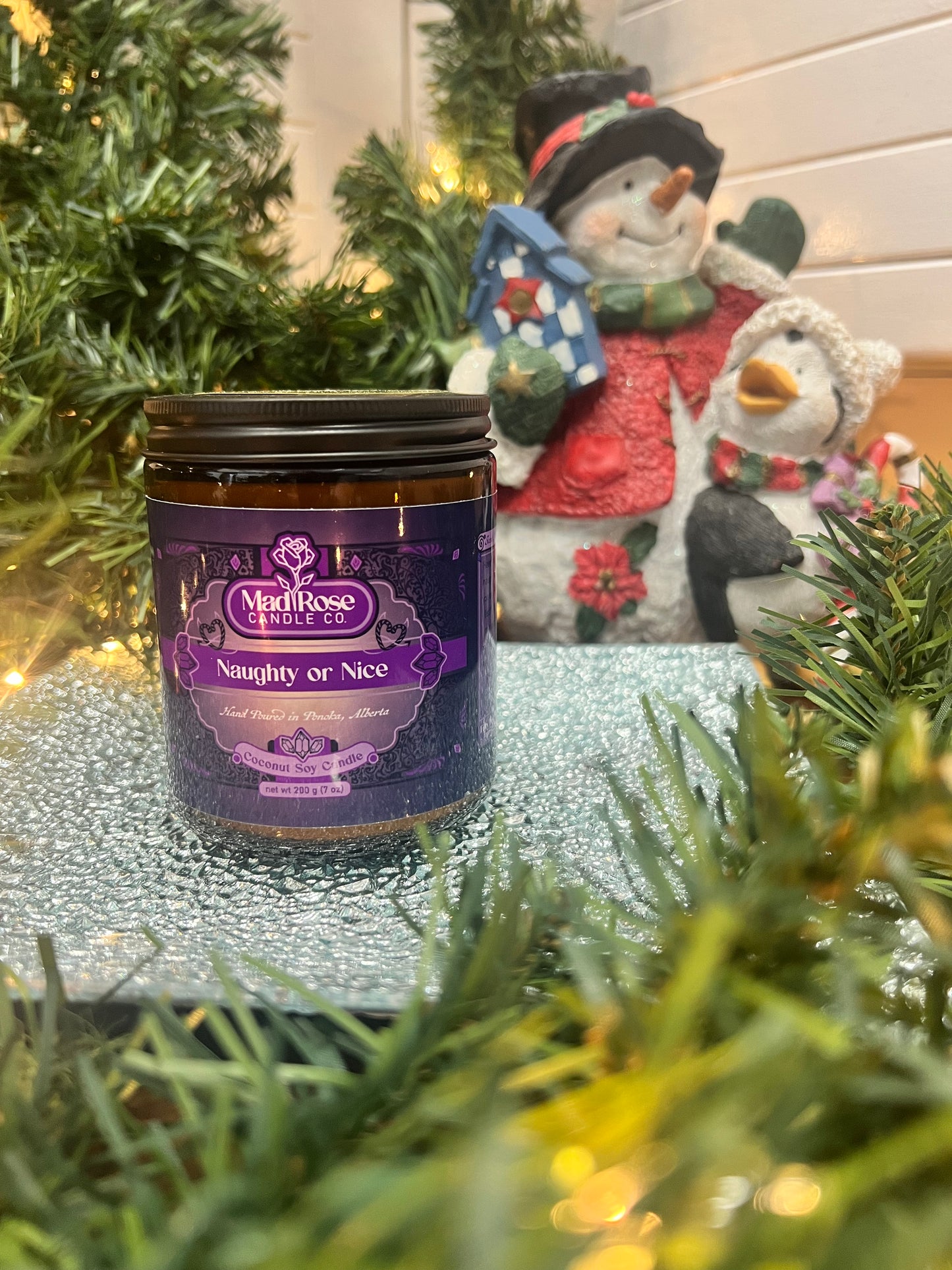 Naughty or Nice 7 oz Wood Wick Candle